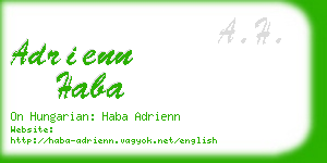 adrienn haba business card